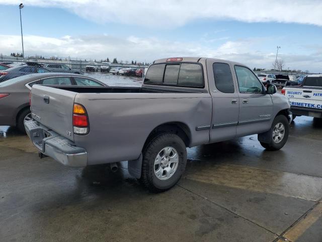 5TBRT3419YS074506 - 2000 TOYOTA TUNDRA ACCESS CAB ნაცრისფერი ფოტო 3