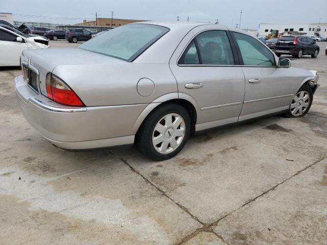 1LNHM86S94Y621805 - 2004 LINCOLN LS SILVER photo 3