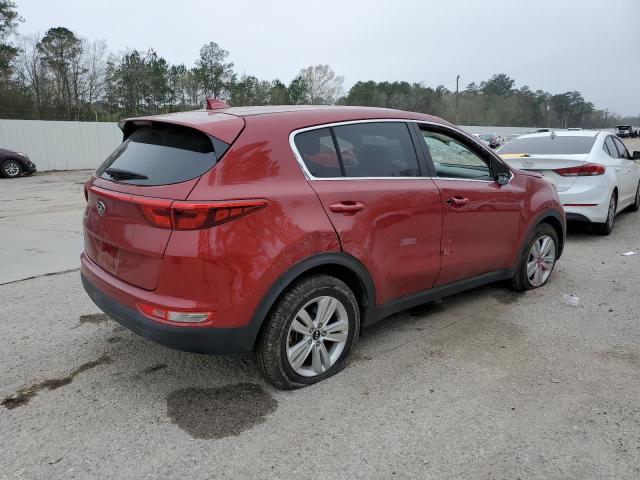 KNDPM3AC5H7160939 - 2017 KIA SPORTAGE LX BURGUNDY photo 3