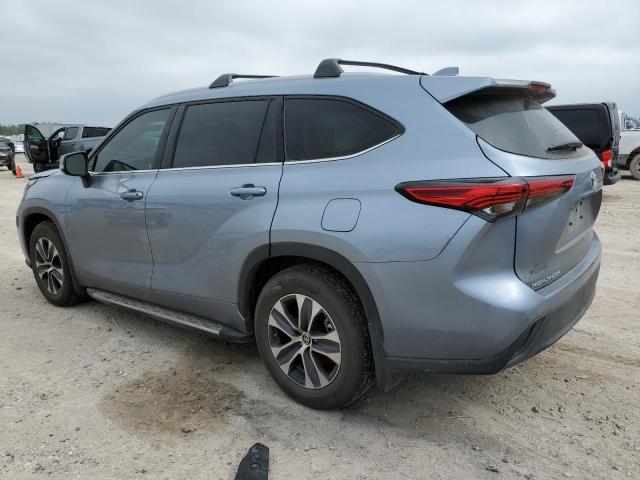 5TDGZRAH5NS136965 - 2022 TOYOTA HIGHLANDER XLE Mavi foto 2