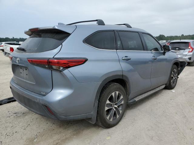 5TDGZRAH5NS136965 - 2022 TOYOTA HIGHLANDER XLE Mavi foto 3