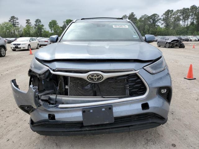 5TDGZRAH5NS136965 - 2022 TOYOTA HIGHLANDER XLE Mavi foto 5