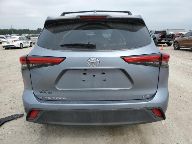 5TDGZRAH5NS136965 - 2022 TOYOTA HIGHLANDER XLE Mavi foto 6