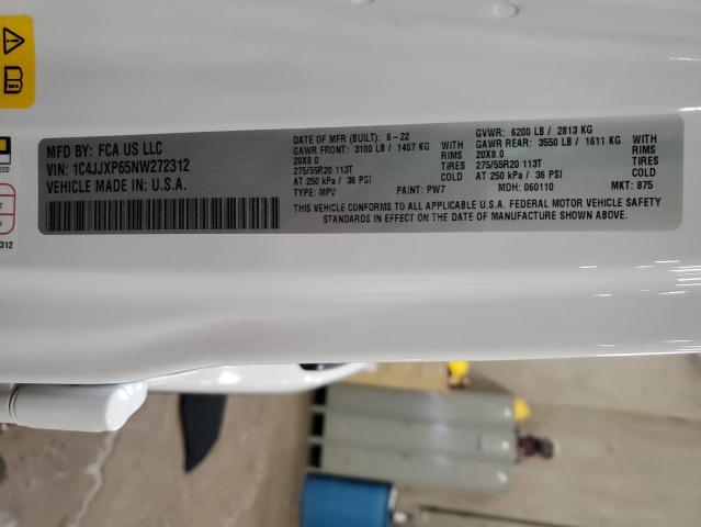 1C4JJXP65NW272312 - 2022 JEEP WRANGLER U SAHARA 4XE WHITE photo 13