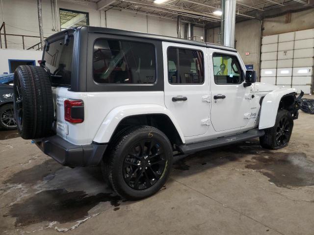 1C4JJXP65NW272312 - 2022 JEEP WRANGLER U SAHARA 4XE WHITE photo 3