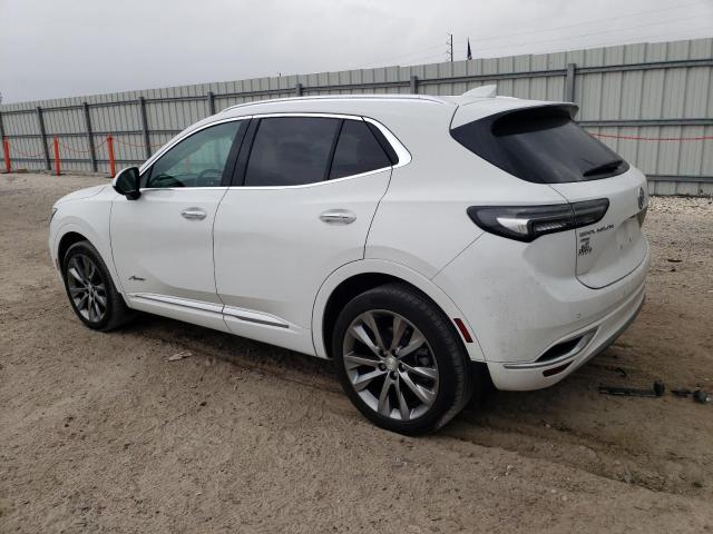 LRBFZSR44MD105963 - 2021 BUICK ENVISION AVENIR WHITE photo 2