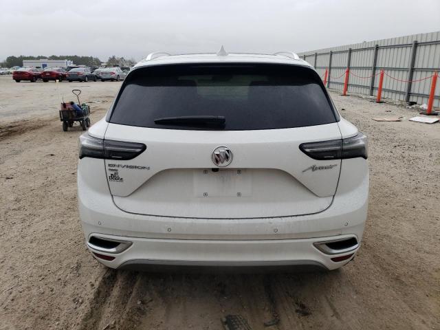 LRBFZSR44MD105963 - 2021 BUICK ENVISION AVENIR WHITE photo 6