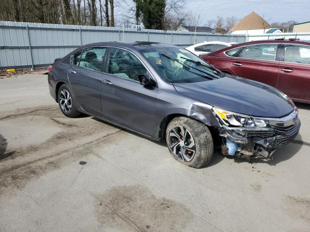 1HGCR2F37HA128677 - 2017 HONDA ACCORD LX GRAY photo 4