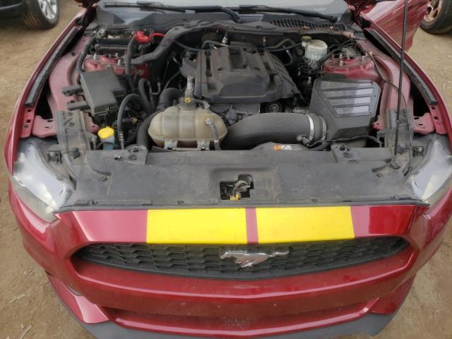 1FA6P8TH2H5217396 - 2017 FORD MUSTANG RED photo 11