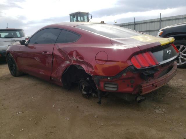 1FA6P8TH2H5217396 - 2017 FORD MUSTANG RED photo 2