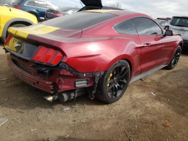 1FA6P8TH2H5217396 - 2017 FORD MUSTANG RED photo 3