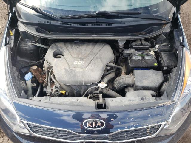 KNADN5A3XD6096969 - 2013 KIA RIO EX BLUE photo 11