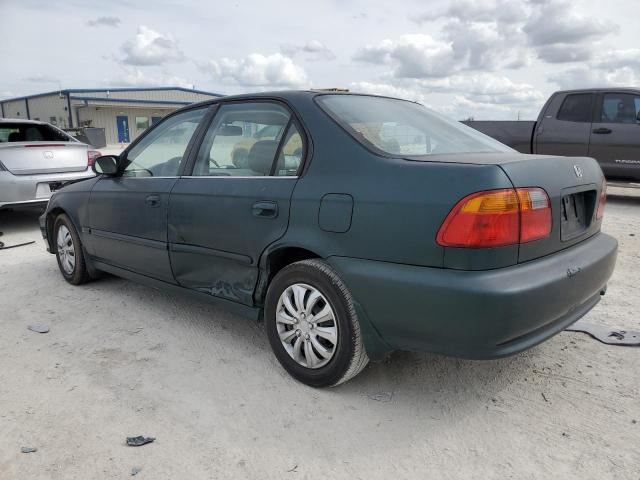 2HGEJ6618YH573078 - 2000 HONDA CIVIC BASE GREEN photo 2