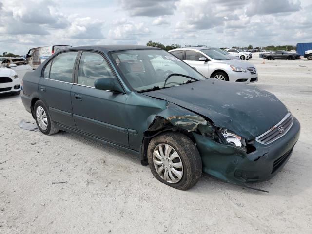 2HGEJ6618YH573078 - 2000 HONDA CIVIC BASE GREEN photo 4