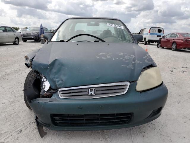 2HGEJ6618YH573078 - 2000 HONDA CIVIC BASE GREEN photo 5