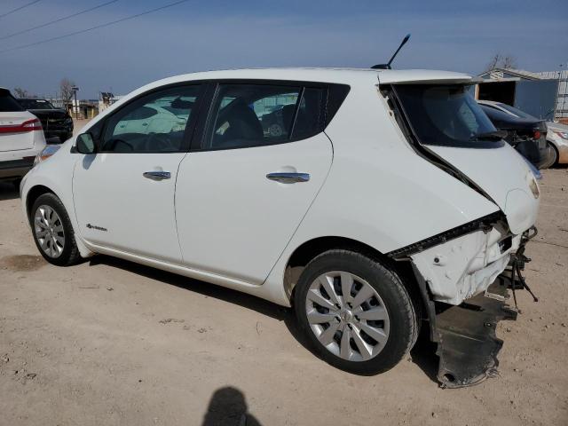 1N4AZ0CPXDC424038 - 2013 NISSAN LEAF S WHITE photo 2