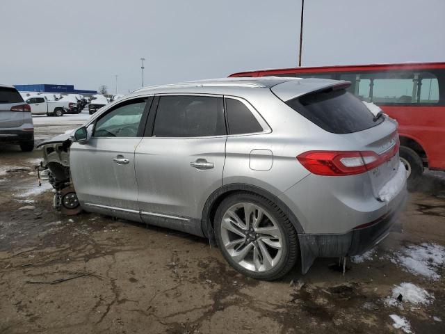 2LMPJ8LPXHBL30967 - 2017 LINCOLN MKX RESERVE Արծաթագույն լուսանկար 2