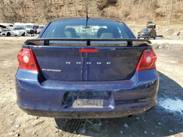 1C3CDZAB9DN644759 - 2013 DODGE AVENGER SE BLUE photo 6