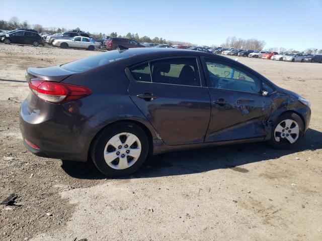 3KPFL4A79HE101206 - 2017 KIA FORTE LX BROWN photo 3