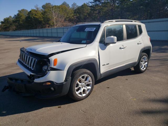 ZACCJBBB4JPG89055 - 2018 JEEP RENEGADE LATITUDE WHITE photo 1