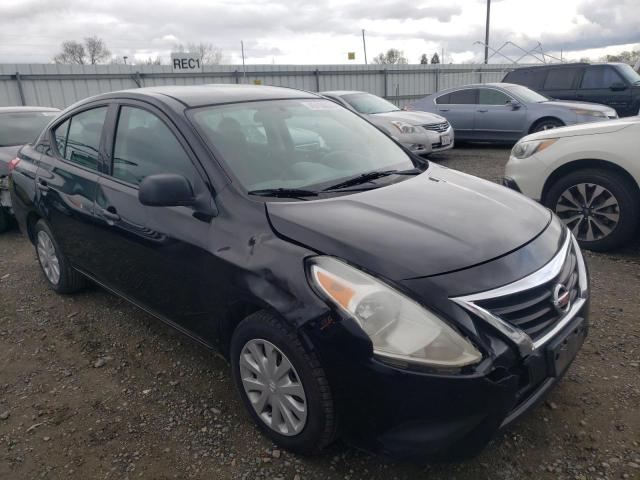 3N1CN7AP2FL843649 - 2015 NISSAN VERSA S BLACK photo 4