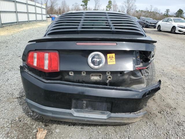 1ZVBP8AM7C5202908 - 2012 FORD MUSTANG BLACK photo 6