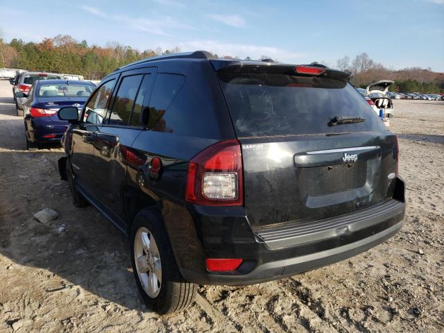 1C4NJCEA8ED620861 - 2014 JEEP COMPASS LATITUDE BLACK photo 3