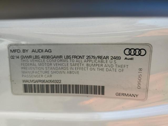 WAUVGAFR9EA056322 - 2014 AUDI S5 PRESTIGE 白色 照片 12