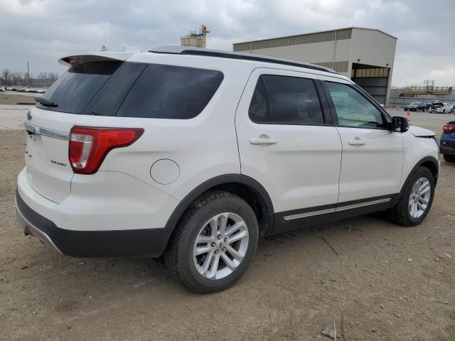 1FM5K7D87GGA55891 - 2016 FORD EXPLORER XLT WHITE photo 3