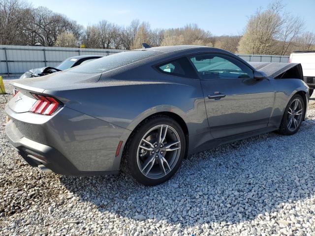 1FA6P8TH7R5111821 - 2024 FORD MUSTANG GRAY photo 3