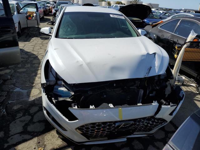 5NPE34AF4KH736453 - 2019 HYUNDAI SONATA LIMITED WHITE photo 5