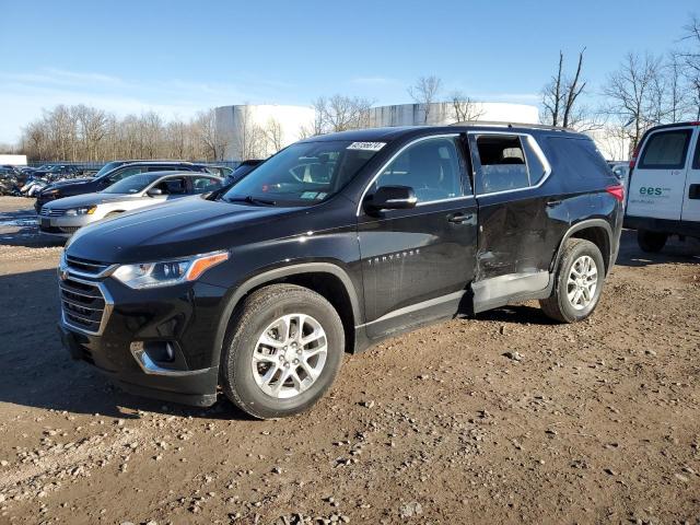 1GNEVGKW6MJ102735 - 2021 CHEVROLET TRAVERSE LT BLACK photo 1