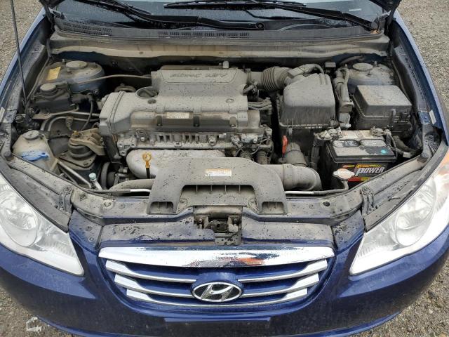 KMHDU4AD3AU885170 - 2010 HYUNDAI ELANTRA BLUE BLUE photo 11