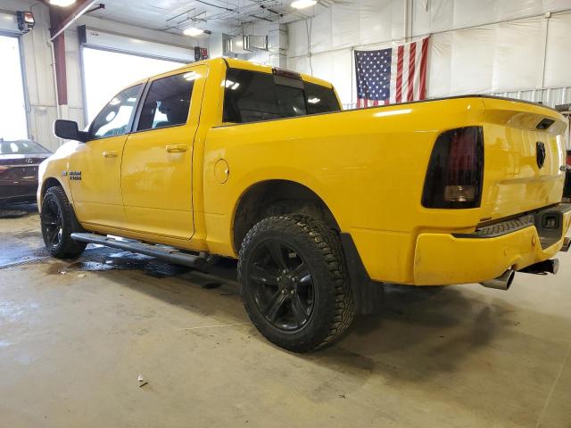 1C6RR7MT6GS320116 - 2016 RAM 1500 SPORT YELLOW photo 2