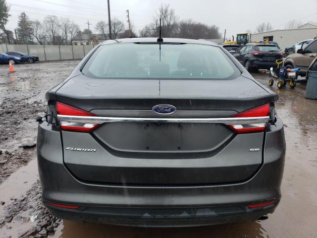 3FA6P0H77HR113078 - 2017 FORD FUSION SE GRAY photo 6