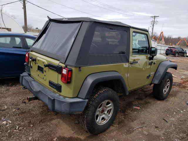 1C4AJWAG7DL586412 - 2013 JEEP WRANGLER SPORT GREEN photo 3