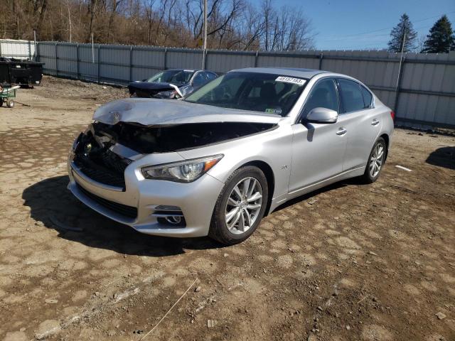 JN1EV7AR2GM346067 - 2016 INFINITI Q50 PREMIUM SILVER photo 1