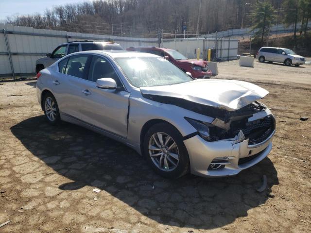 JN1EV7AR2GM346067 - 2016 INFINITI Q50 PREMIUM SILVER photo 4