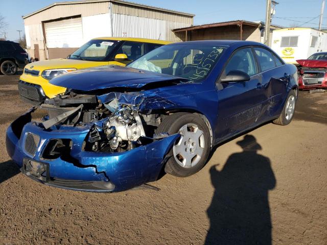 1G2ZF58B274210812 - 2007 PONTIAC G6 VALUE LEADER BLUE photo 1