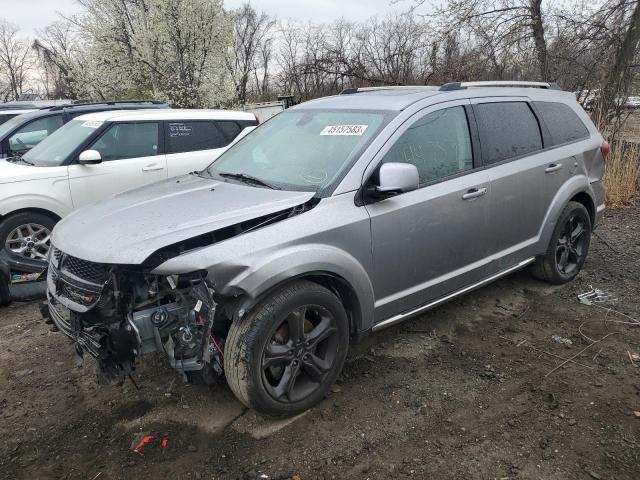 3C4PDCGBXLT188559 - 2020 DODGE JOURNEY CROSSROAD SILVER photo 1