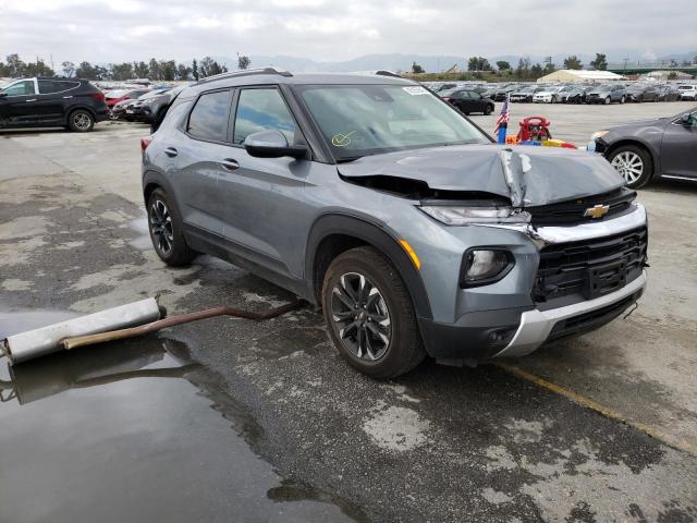 KL79MPSL7NB055629 - 2022 CHEVROLET TRAILBLAZE LT GRAY photo 4