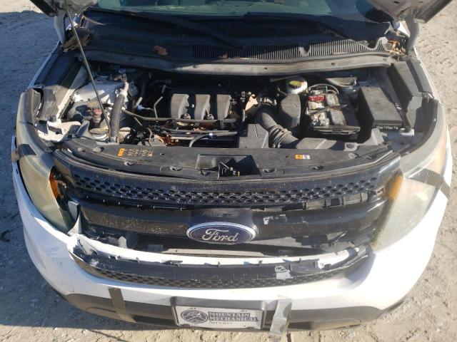 1FM5K8AR6DGA33962 - 2013 FORD EXPLORER POLICE INTERCEPTOR WHITE photo 11