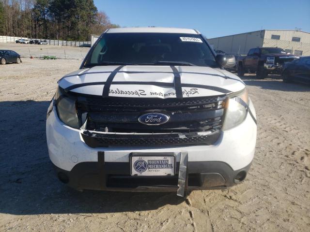 1FM5K8AR6DGA33962 - 2013 FORD EXPLORER POLICE INTERCEPTOR WHITE photo 5