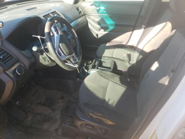 1FM5K8AR6DGA33962 - 2013 FORD EXPLORER POLICE INTERCEPTOR WHITE photo 7