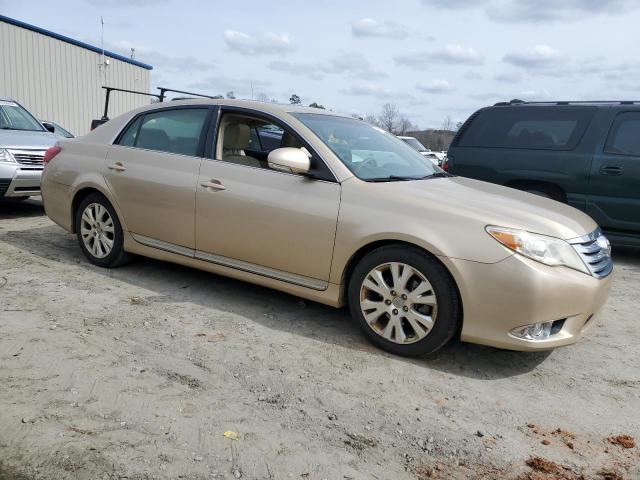 4T1BK3DB0BU408974 - 2011 TOYOTA AVALON BASE GOLD photo 4