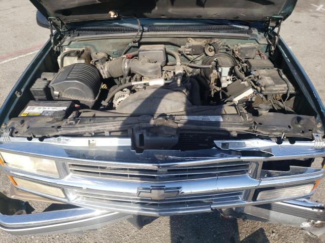 2GCEC19R3W1192273 - 1998 CHEVROLET SILVERADO C1500 GREEN photo 11