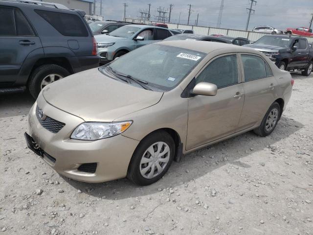 1NXBU40E99Z116492 - 2009 TOYOTA COROLLA BASE BEIGE photo 1