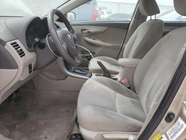 1NXBU40E99Z116492 - 2009 TOYOTA COROLLA BASE BEIGE photo 7