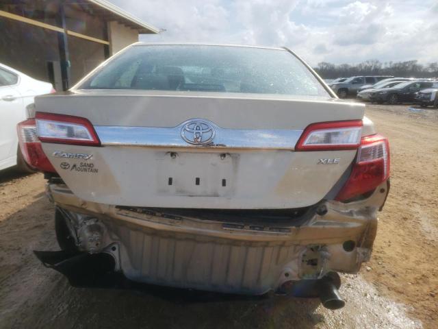 4T1BF1FK9CU529154 - 2012 TOYOTA CAMRY BASE GOLD photo 6