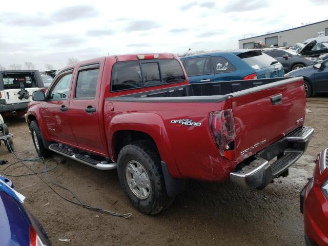 1GTDT136258195378 - 2005 GMC CANYON RED photo 2